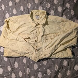 L.L. Bean Light Yellow Shirt